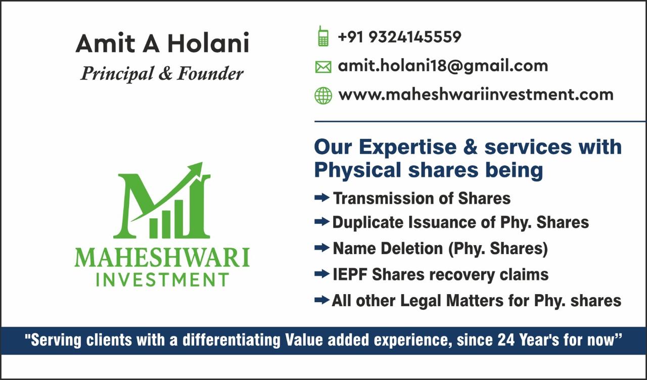 Physical Share Services